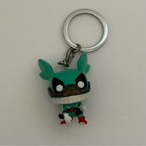Keychain Animation: My Hero Academia Deku with Helmet Pocket Pop